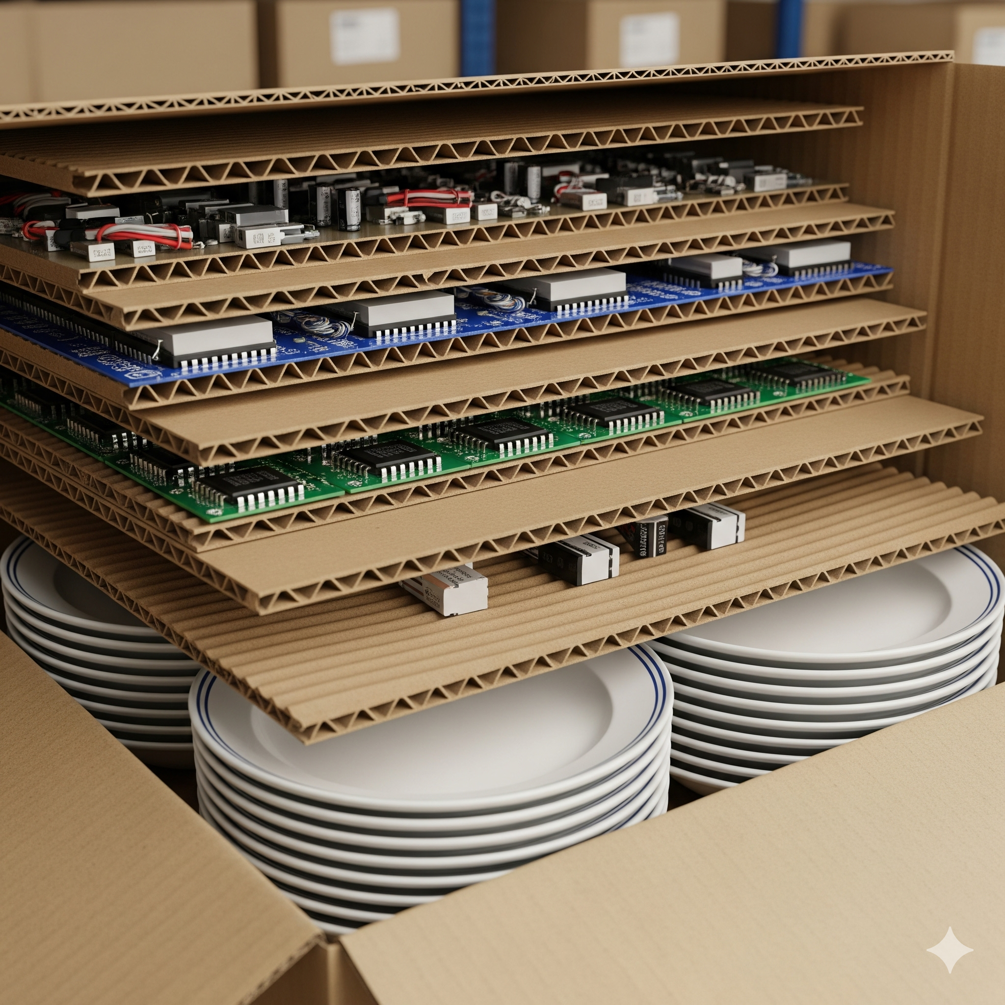 Corrugated Layer Pads